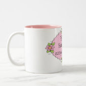 Sein ein Kuchen macht tägliches Speciall Zweifarbige Tasse (Links)