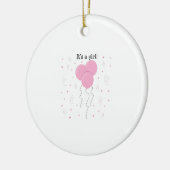 Sein ein Mädchen Keramikornament (Links)