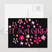 Sein ein Mädchen Postkarte (Vorne/Hinten)