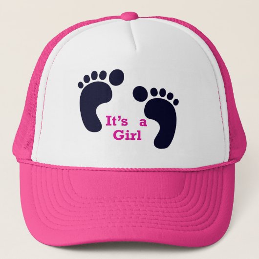 sein ein Mädchen Truckerkappe (Vorderseite)