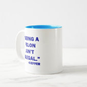 "Sein ein Täter ist nicht illegale" Tasse (Vorderseite Links)