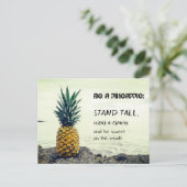 Sein eine Ananas Postkarte (Stehend Vorderseite)