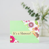 Sein eine Duschenpostkarte Ankündigungspostkarte (Stehend Vorderseite)