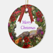 Sein eine Tokay ein bisschen Keramik Ornament (Links)