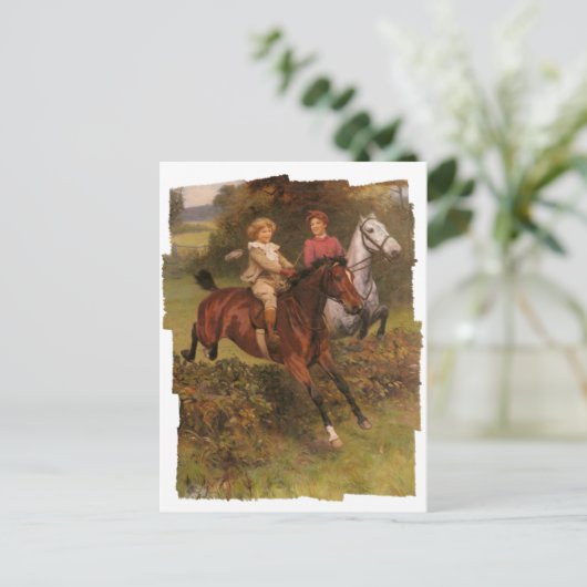 Sein erster Zaun Postkarte (Stehend Vorderseite)