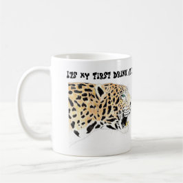 Sein erstes Getränk des Tages Kaffeetasse