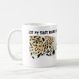 Sein erstes Getränk des Tages Kaffeetasse