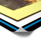 Sein erstes Shave Vintage Poster (Ecke)