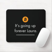 Sein ewiger Laura-Aufstieg, einfaches Bitcoin Zita Mousepad (Mit Mouse)