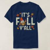 Sein Fall Yall Gnome Pumpkin Halloween Erntedank T-Shirt (Design vorne)