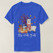 Sein Fall Yall Llama Pumpkin Herbst Thanksgivi T-Shirt (Design vorne)
