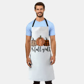 Sein Fall Yall Pimpkins Schürze (Getragen)