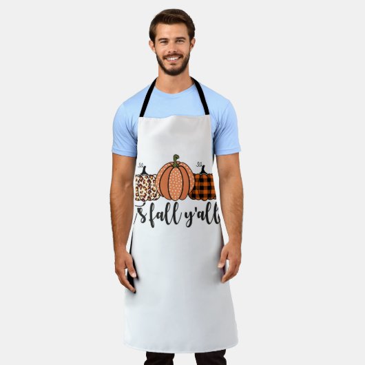 Sein Fall Yall Pimpkins Schürze (Getragen)