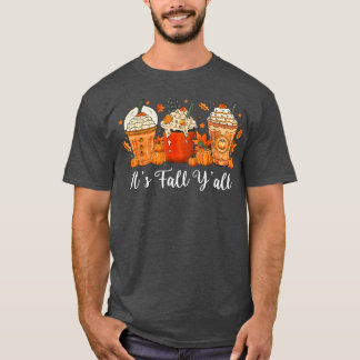 Sein Fall Yall Pumpkin Gewürzspass Herbst Gefallen T-Shirt