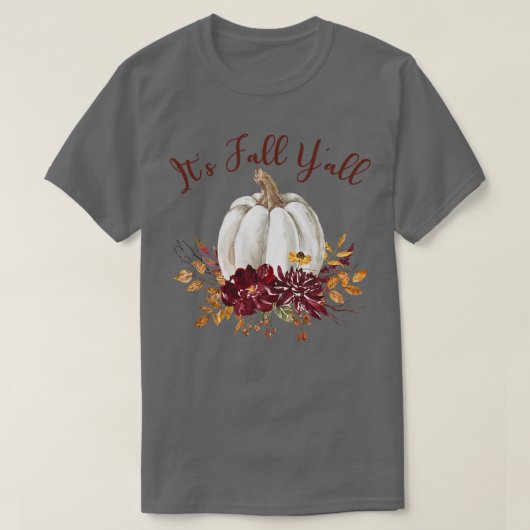 Sein Fall Yall Pumpkins blühende grafische Herbstf T-Shirt (Design vorne)