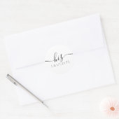 Sein Favorit Favor-Label Runder Aufkleber (Umschlag)