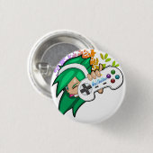 SEIN GamerGirl kleiner Knopf Button (Vorne & Hinten)