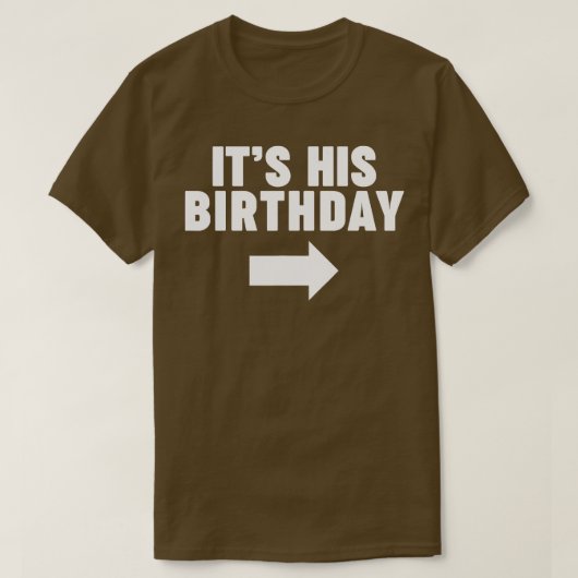 Sein Geburtstag 1 T-Shirt (Design vorne)