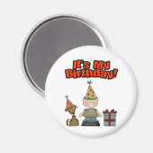 Sein Geburtstag (JA) Magnet (Vorderseite/Rückseite)