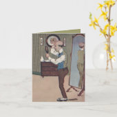 Sein Geburtstag Spaß Comic Balding Balding Balding Karte (Gelbe Blume)