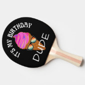 SEIN GEBURTSTAG-TYP TISCHTENNIS SCHLÄGER (Seitenansicht)
