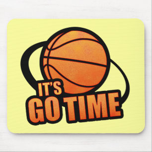 Sein gehen Zeit-Basketball Mousepad