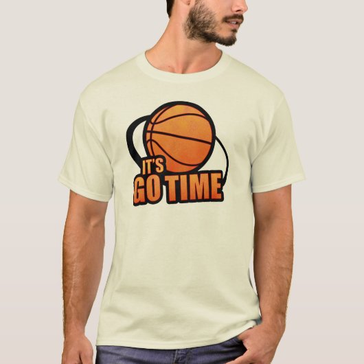 Sein gehen Zeit-Basketball-Shirt T-Shirt (Vorderseite)