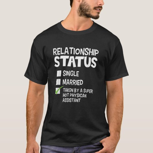 Sein Geschenk Ärztin Assistentin Relationshi T-Shirt (Vorderseite)