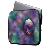 Sein glänzender Laptop-Sleeve Laptopschutzhülle (Vorderseite Links)