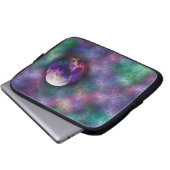 Sein glänzender Laptop-Sleeve Laptopschutzhülle (Vorne Knopf)