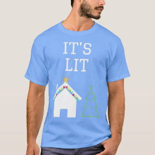 Sein glänzendes Weihnachtsdesign T-Shirt