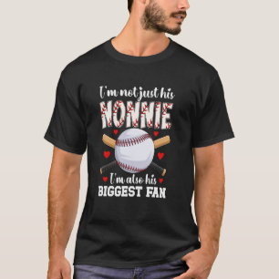 Sein größter Fan Baseball Nonnie eines Baseballspi T-Shirt