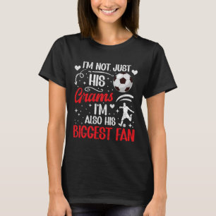 Sein größter Fan Fußball-Grams eines Fußballspiele T-Shirt