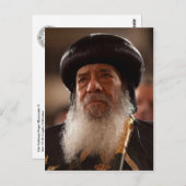 Sein Heiliger Papst Shenouda III Postkarte (Vorne/Hinten)