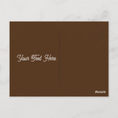 Sein Herbstball, es ist Herbst Y's Herbst Grußkart Postkarte (Rückseite)