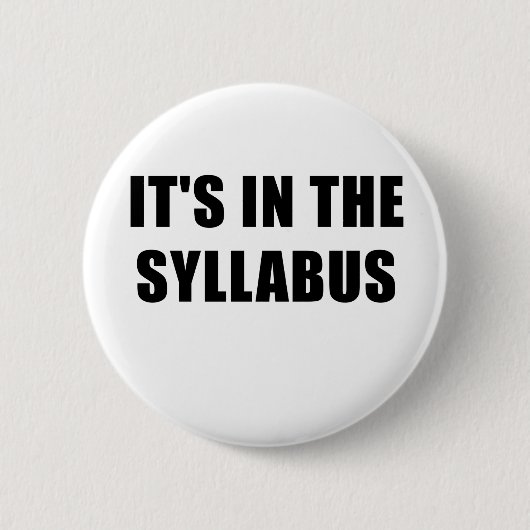 Sein herein der Syllabus Button (Vorderseite)