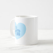 Sein Herz Becher Kaffeetasse (Vorderseite Links)
