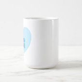 Sein Herz Becher Kaffeetasse (Mittel)