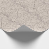 Sein Herz, tropische Romantik-Geschenk Wrap Roll Geschenkpapier (Ecke)