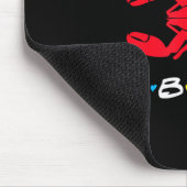 Sein Hummer-Paar-Valentins-Design Mousepad (Ecke)