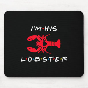 Sein Hummer-Paar-Valentins-Design Mousepad