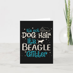 Sein Hund hat seinen Beagle-Glitzer nicht gefangen Karte