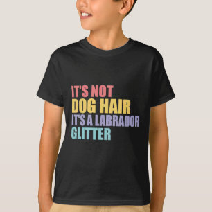 Sein Hund schädigt seinen Glitzer als Labrador T-Shirt