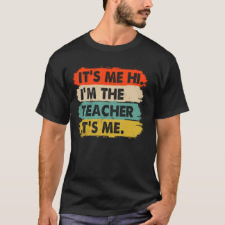 Sein ich bin der Lehrer und ich bin zurück zu den T-Shirt