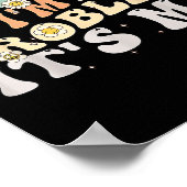 Sein Ich Hallo bin ich das Problem sein Ich Groovy Poster (Ecke)