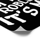 Sein Ich Hallo im Problem ist ich Spaß Groovy Spaß Poster (Ecke)