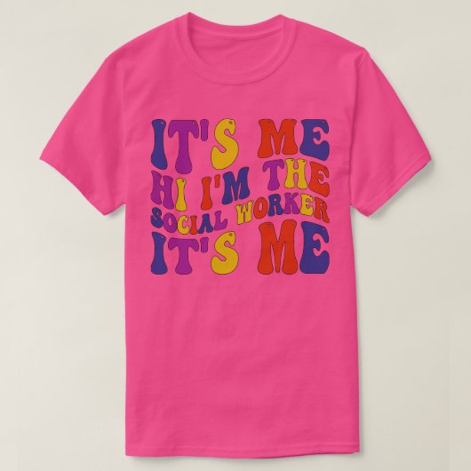 Sein Ich Hallo im Sozialarbeiter ist sein Ich 1 T-Shirt (Design vorne)