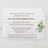 Sein & ihr Wochenende am Wasser Bachelorette Einladung (Rückseite)