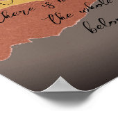 sein Inhalt Lao Tzu zen Zitat zerrissene Papier ab Poster (Ecke)