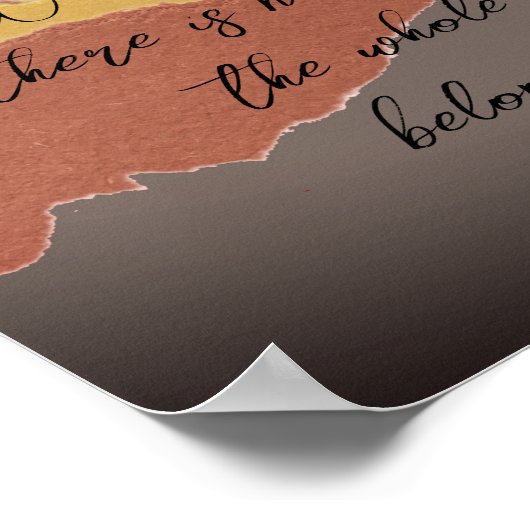 sein Inhalt Lao Tzu zen Zitat zerrissene Papier ab Poster (Ecke)